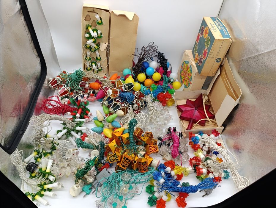 Радянська електрична гірлянда електрогірлянда СССР фонарики космос