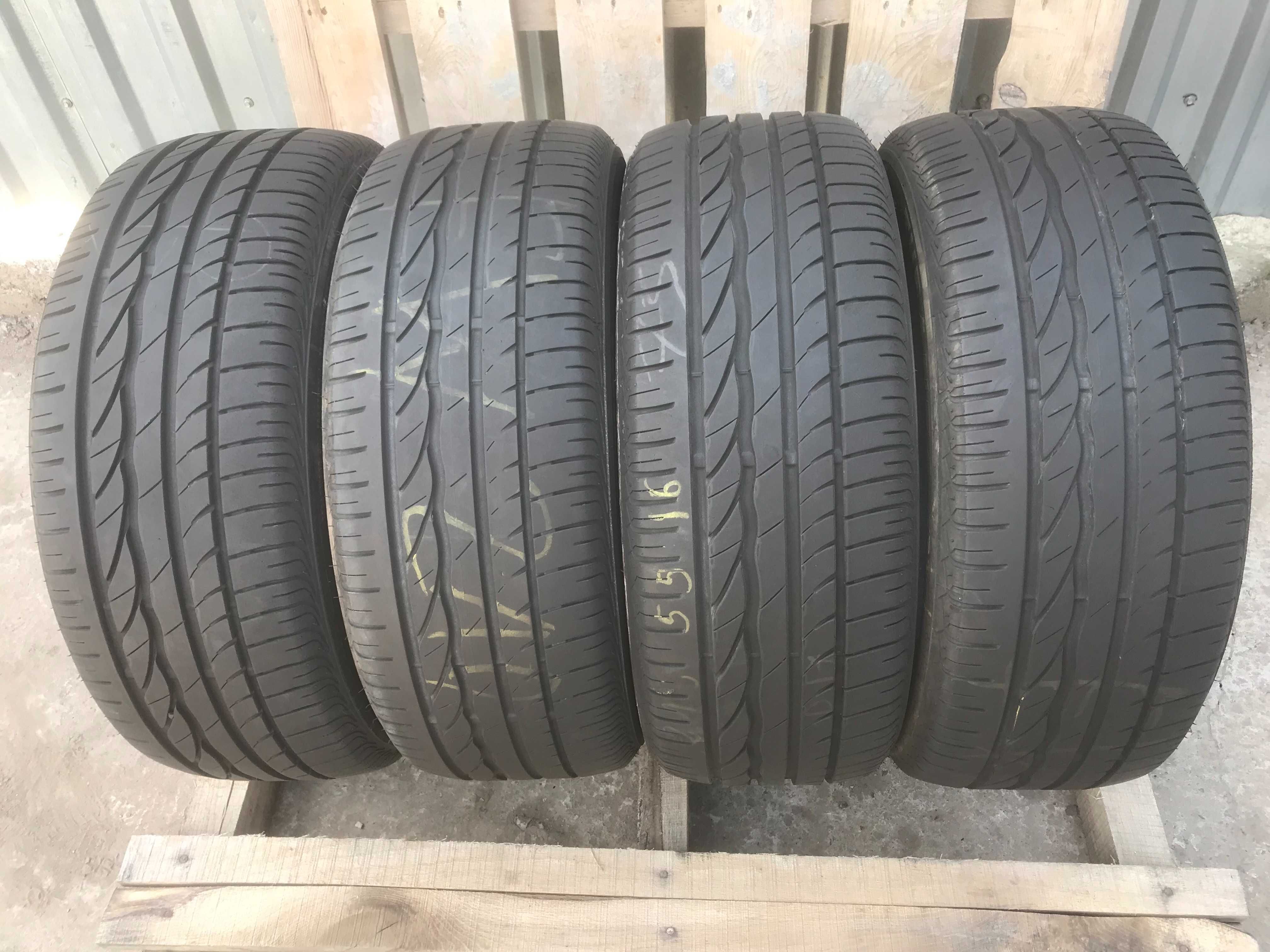 Шини Bridgestone Turanza ER300 215/55R16 Комплект Літо Б/у Оригінал