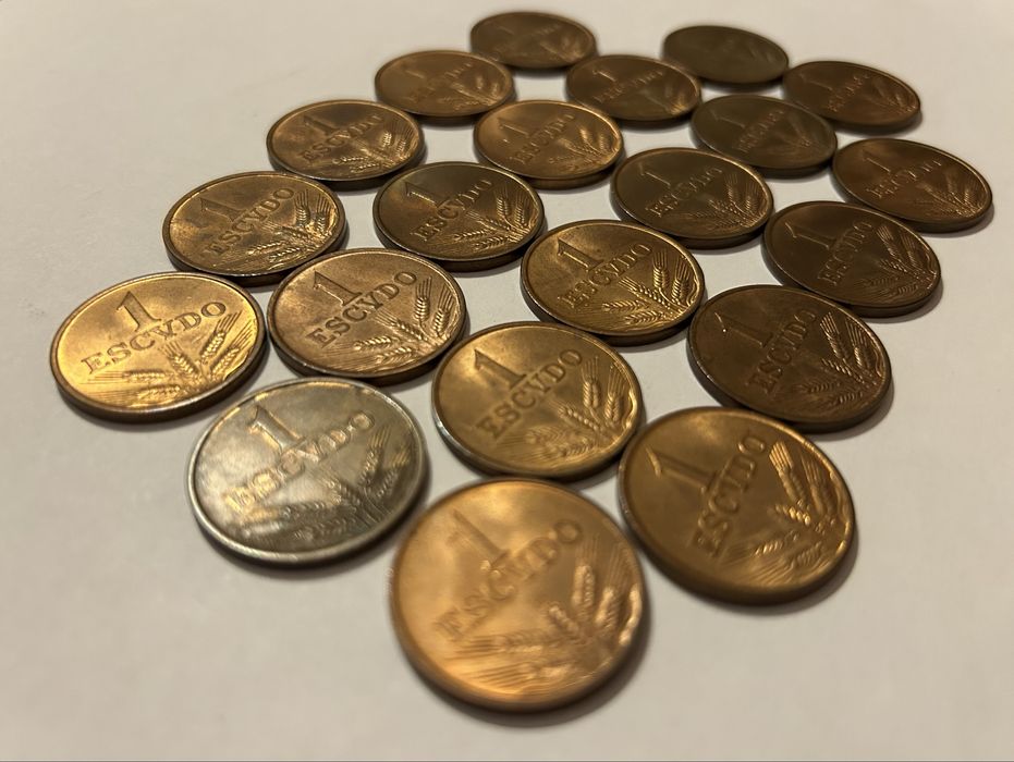 Lote 21 moedas 1 escudo 1979