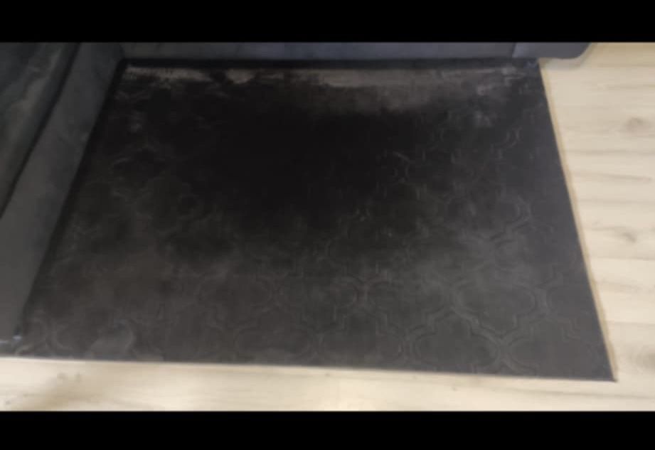 Dywan domowy czarny 160x130