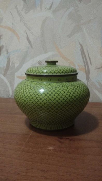 Ваза клуазоне ( перегородчаста емаль), Китай, 60-ті роки ХХ ст.