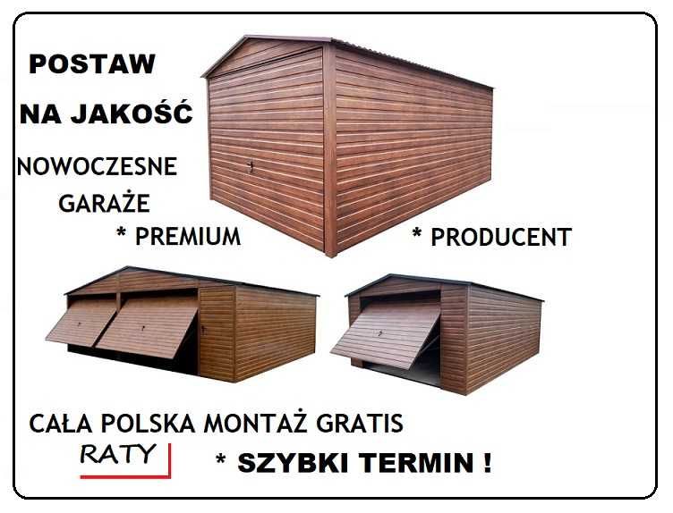 Garaż blaszany 3x5 Blaszak WZMOCNIONY Garaże blaszane Dostawa Montaż