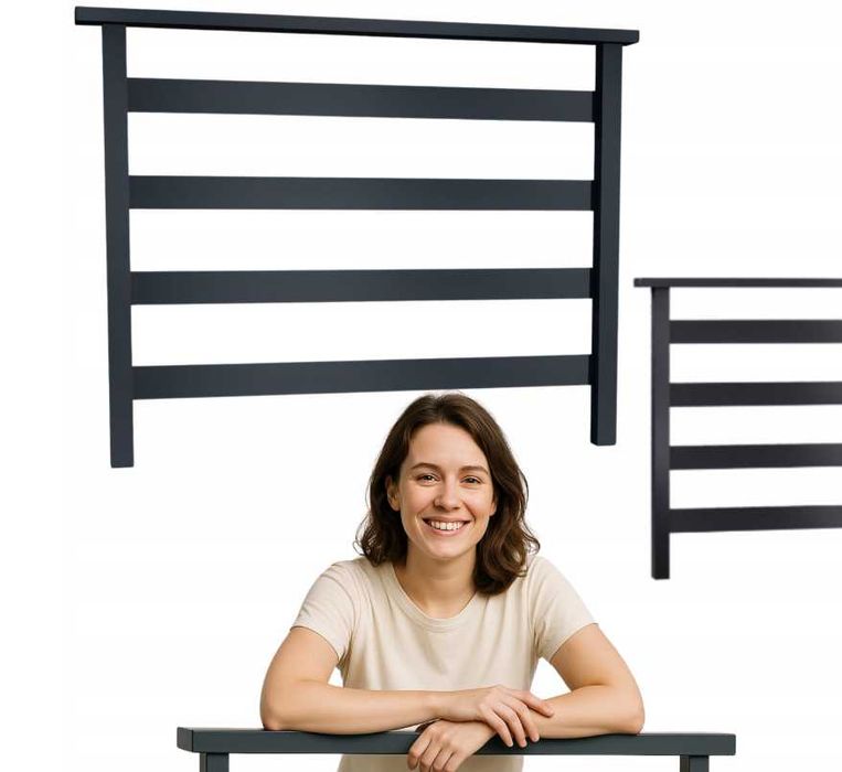 Balkon francuski 150 cm Balustrada nowoczesna balkonowa nierdzewna