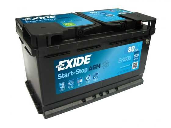 Akumulator EXIDE AGM EK800 12V 80Ah 800A Dowóz i montaż gratis Gdańsk