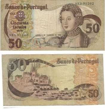 Portugal - - - 50$00 - Infanta D. Maria - - - - - Notas