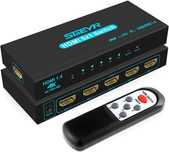 Przełącznik HDMI SGEYR 5x1  Obsługa 4K/30Hz Ultra HD 3D 2160P