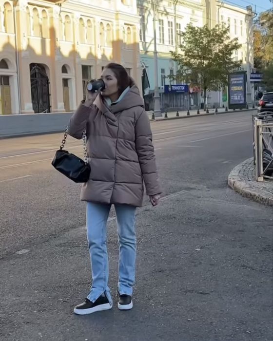 Пуховик размер xs/s