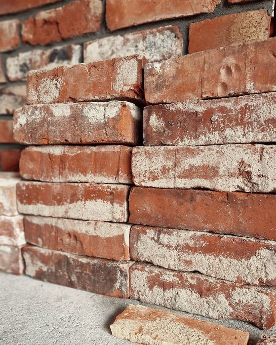 PROMOCJA Cegła na ścianę płytki z cegły LOFT lico cięte rozbiórkowa