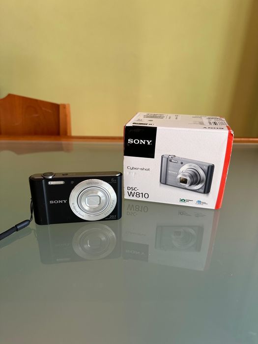 Sony Cybershot DSC-W810 - Caixa original e Acessórios