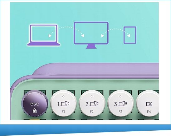 Klawiatura Mechaniczna Logitech Pop Keys Daydream Qwerty