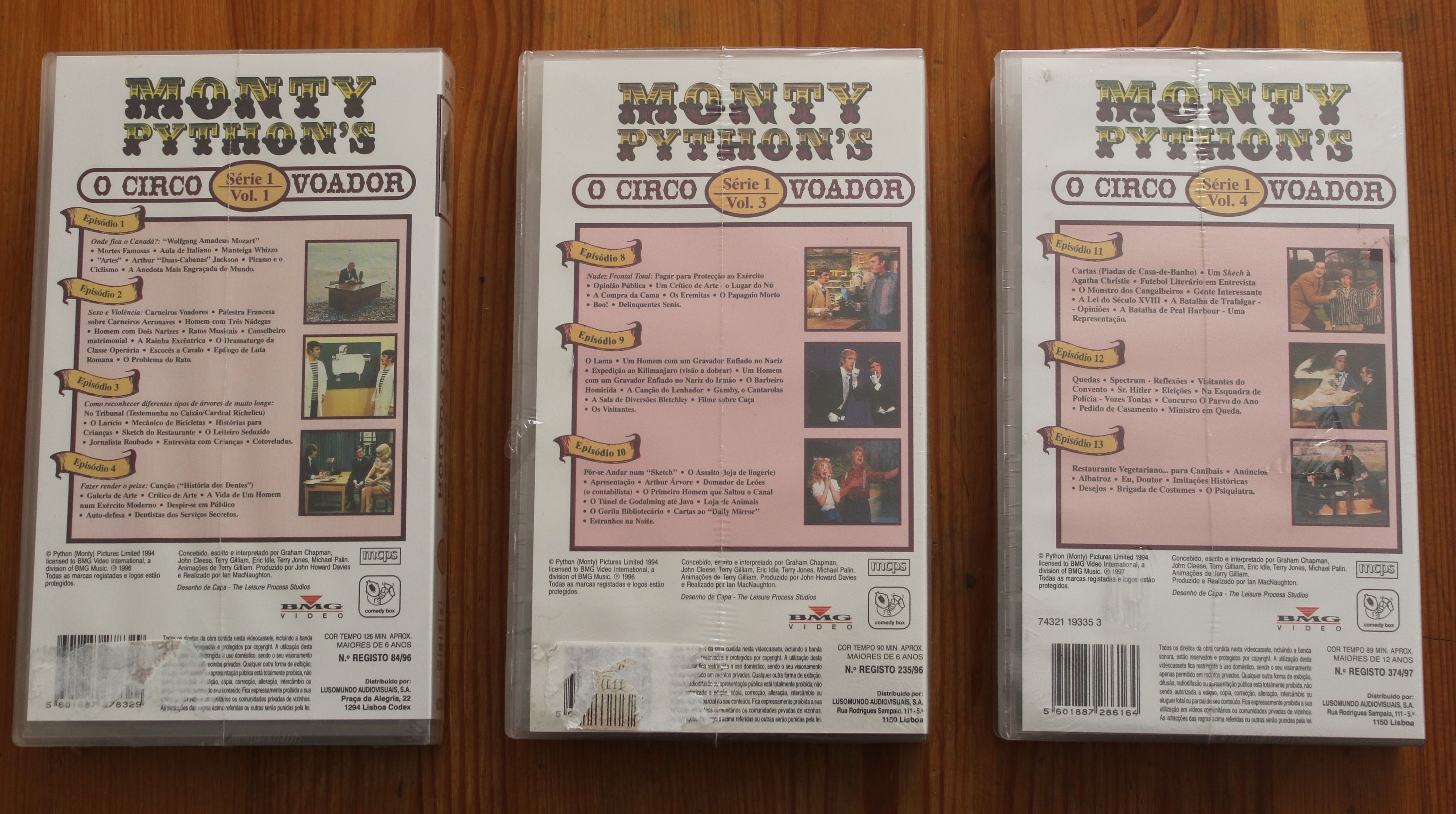 VHS - Monty Python's Flying Circus (Os Malucos do Circo Voador)