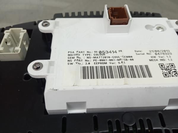 Quadrante / painel de instrumentos CITROËN DS4 (NX_)