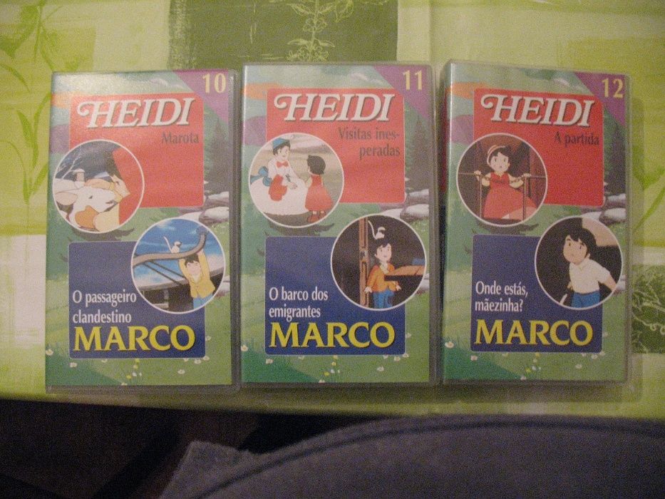 Colecção VHS Heidi e Marco