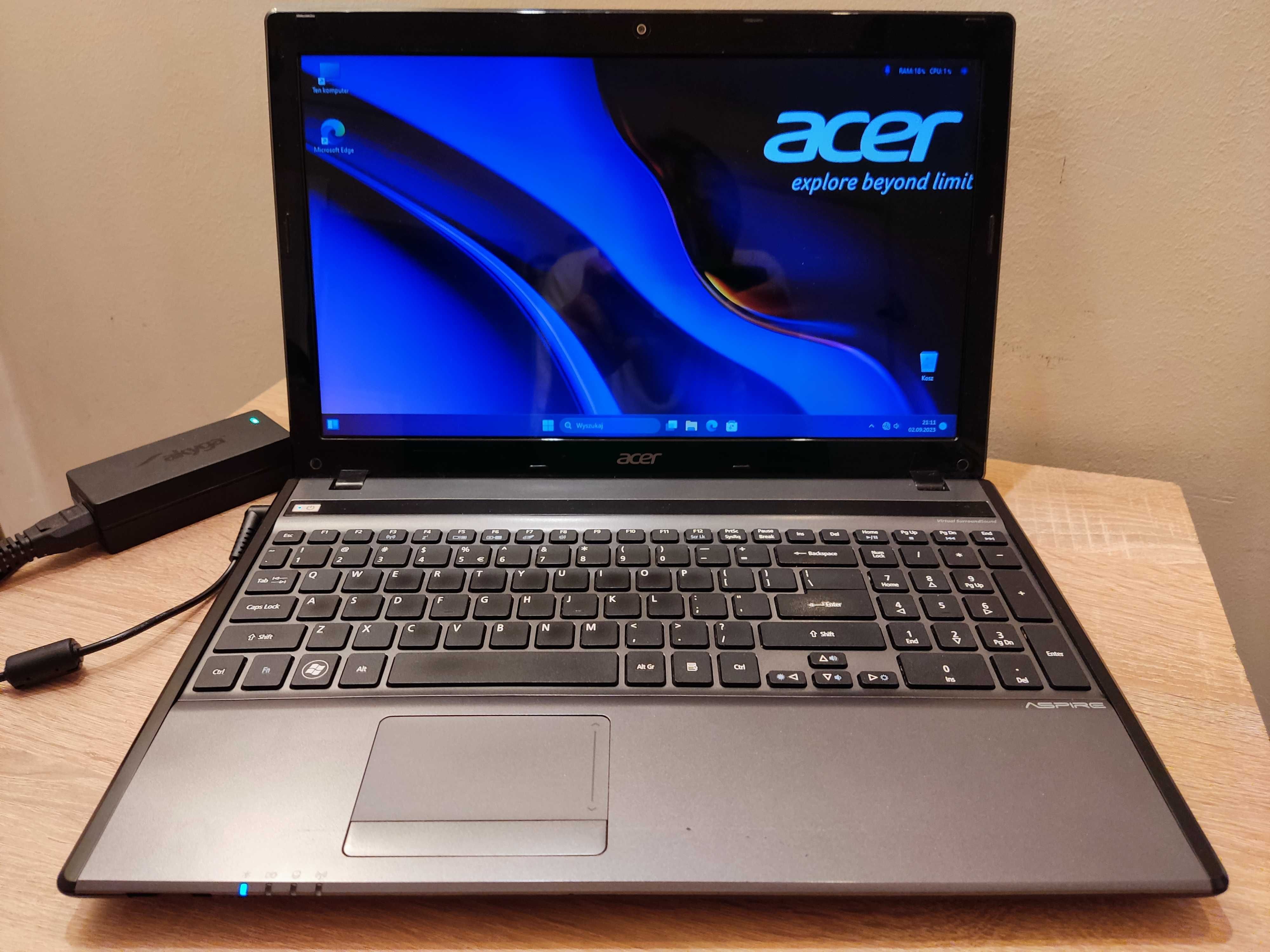 Acer Aspire 5755G , I5 , 8/320GB , 15.6" , 11 Pro - Okazja