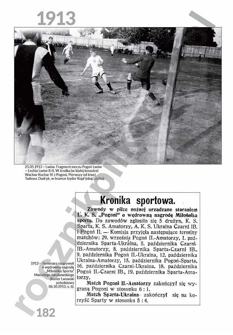 Piłkarstwo polskie w zaborach do 1918. Fotografie-Dokumenty-Pamiątki