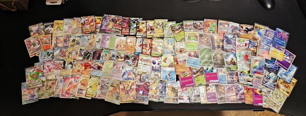 Várias cartas de Pokémon Ex, Vs, promos