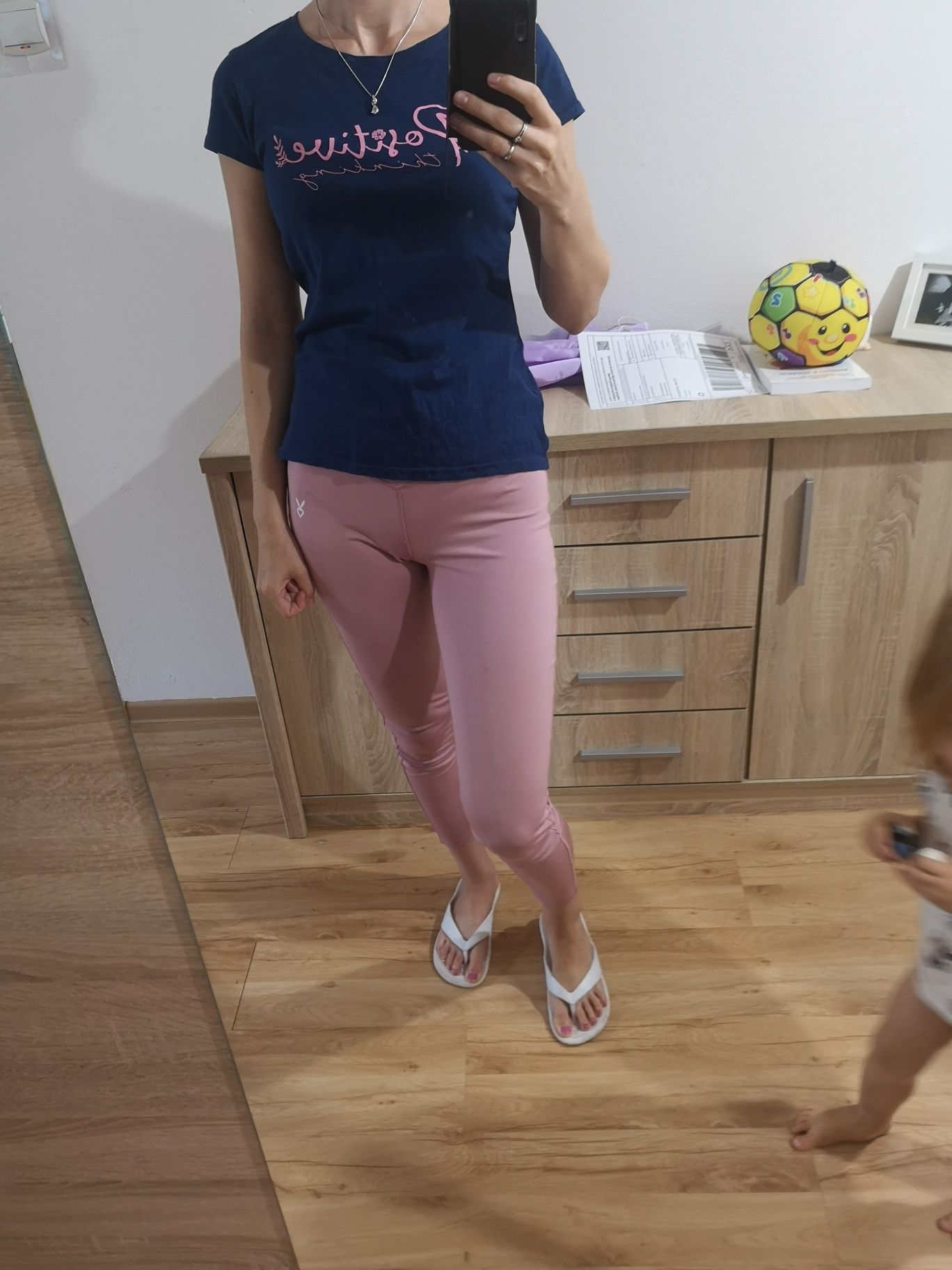 Komplet legginsy damskie bluzka