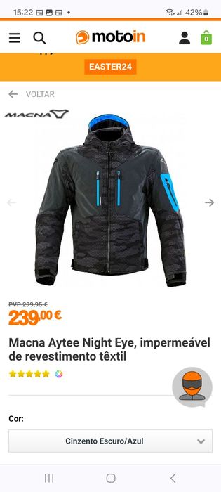 Casaco Macna Ayee Nighteye - Novo (Dainese , Alpinestars)