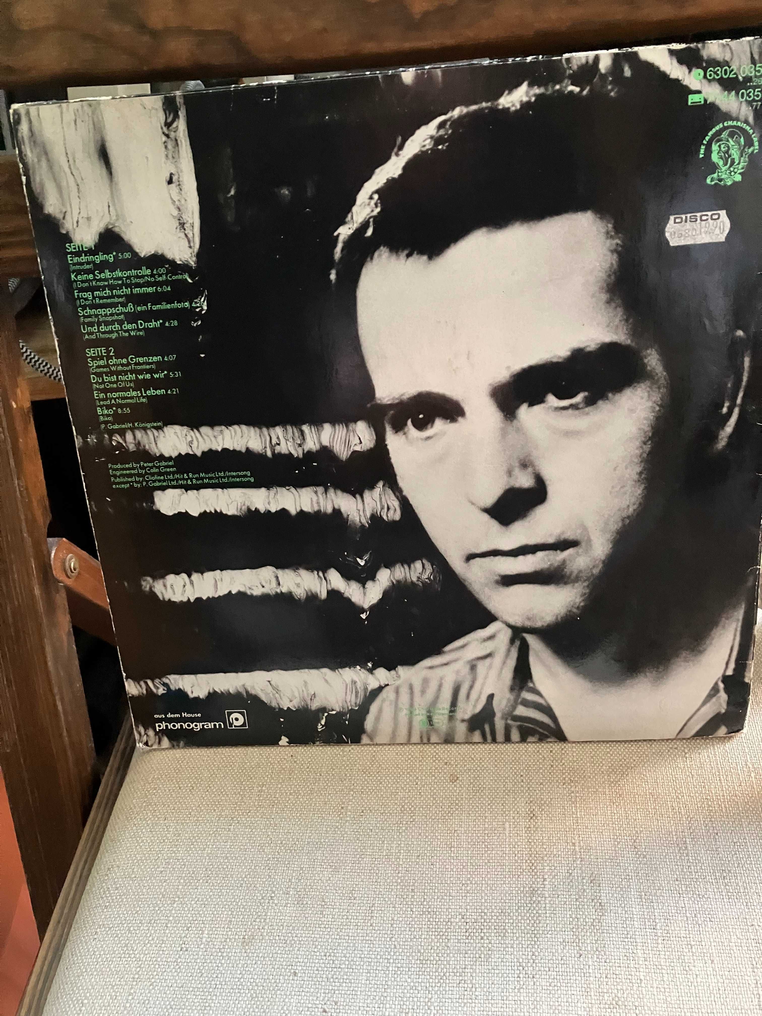 winyl  Peter Gabriel " ein  deutsches album "  very good