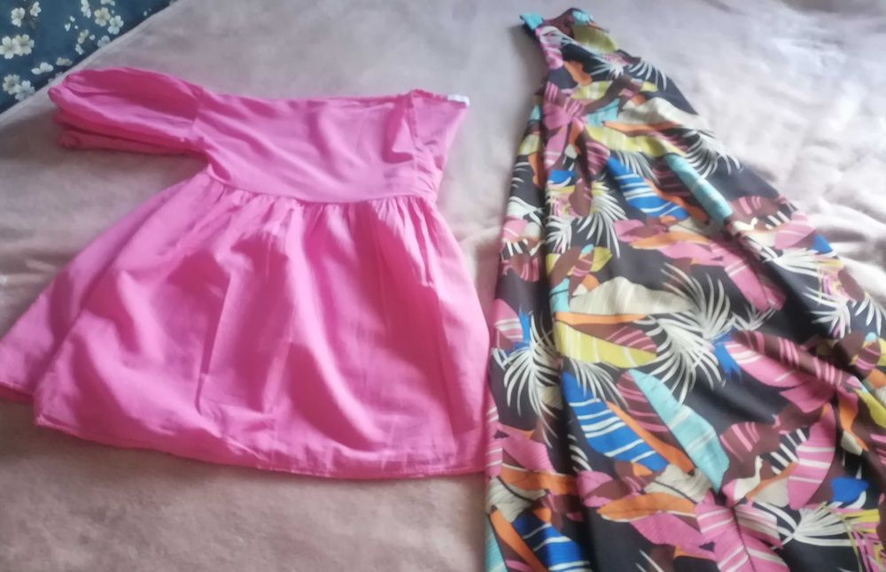 Lumina Fashion -Sukienka i koszula - włoskie, letnie rozm.40/42