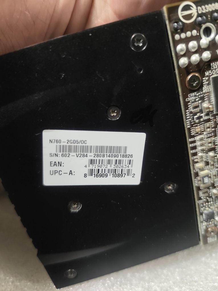 Відеокарта Palit/Asus/MSI GeForce GTX760 2Gb DDR5 HDMI,DVI,DP (2*6PIN)