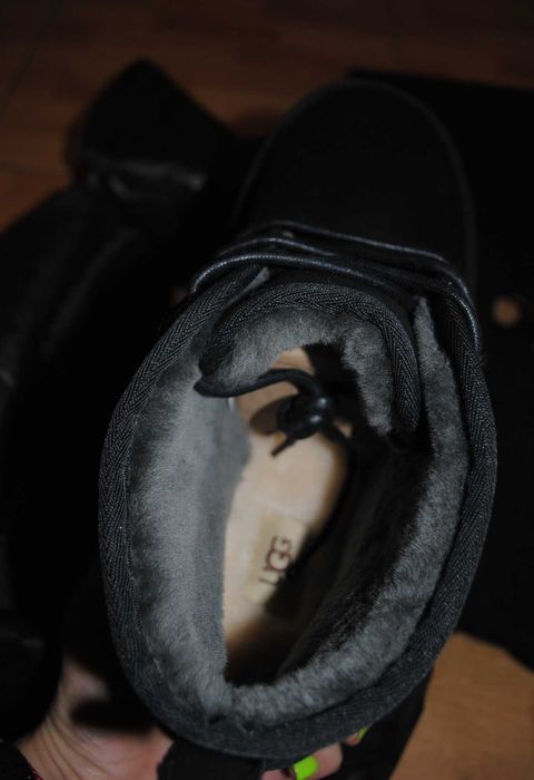 Чоловічі черевики на шнурівці угги UGG Australia Neumel Black Men