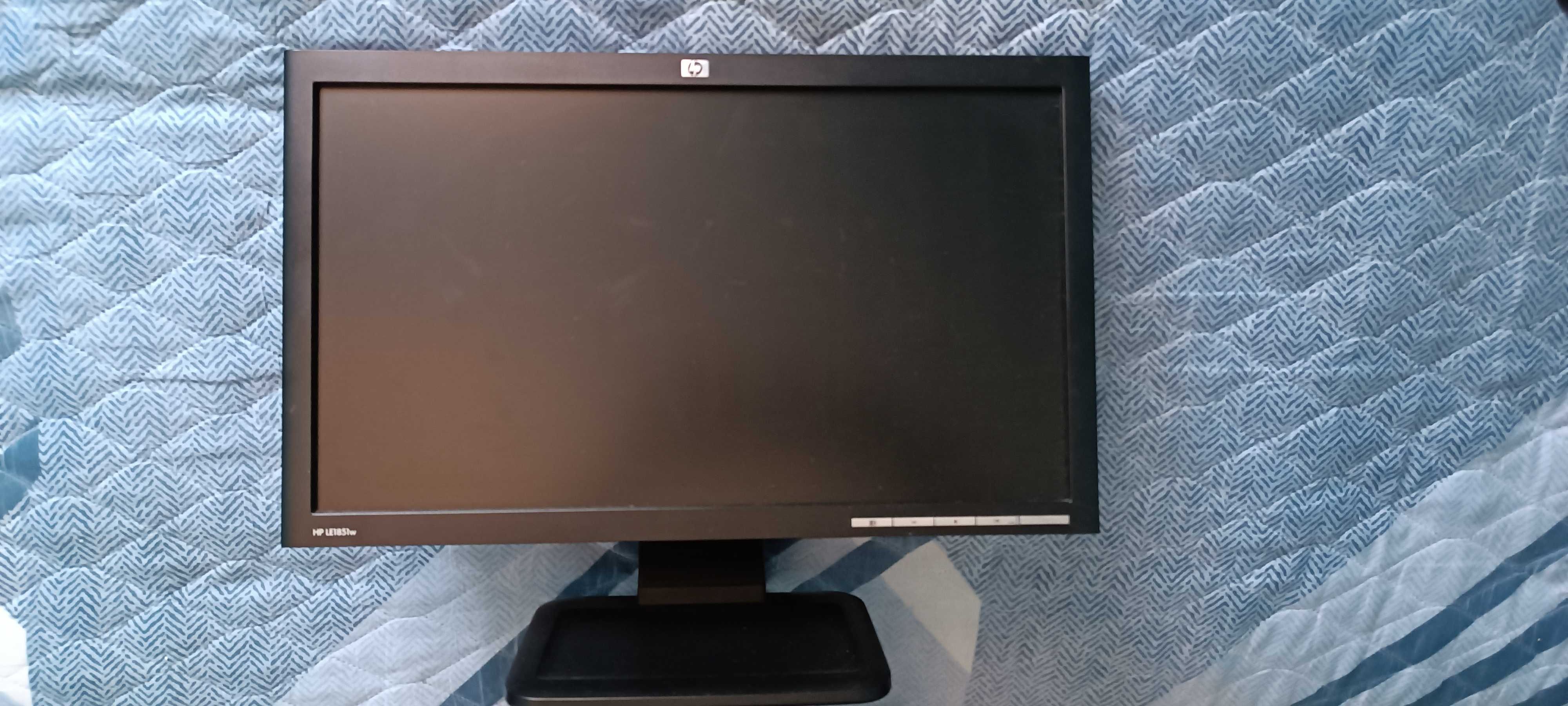 Monitor LCD HP LE1851w widescreen de 18,5 polegadas VGA