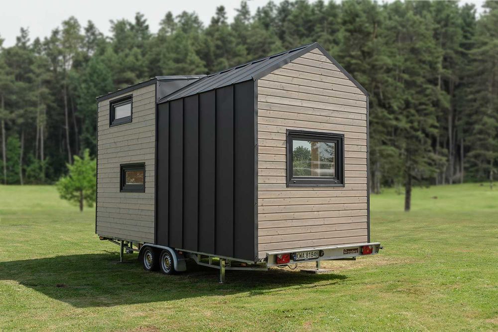 Tiny House , Domek na kołach, Dom mobilny, wykończony, wyposażony