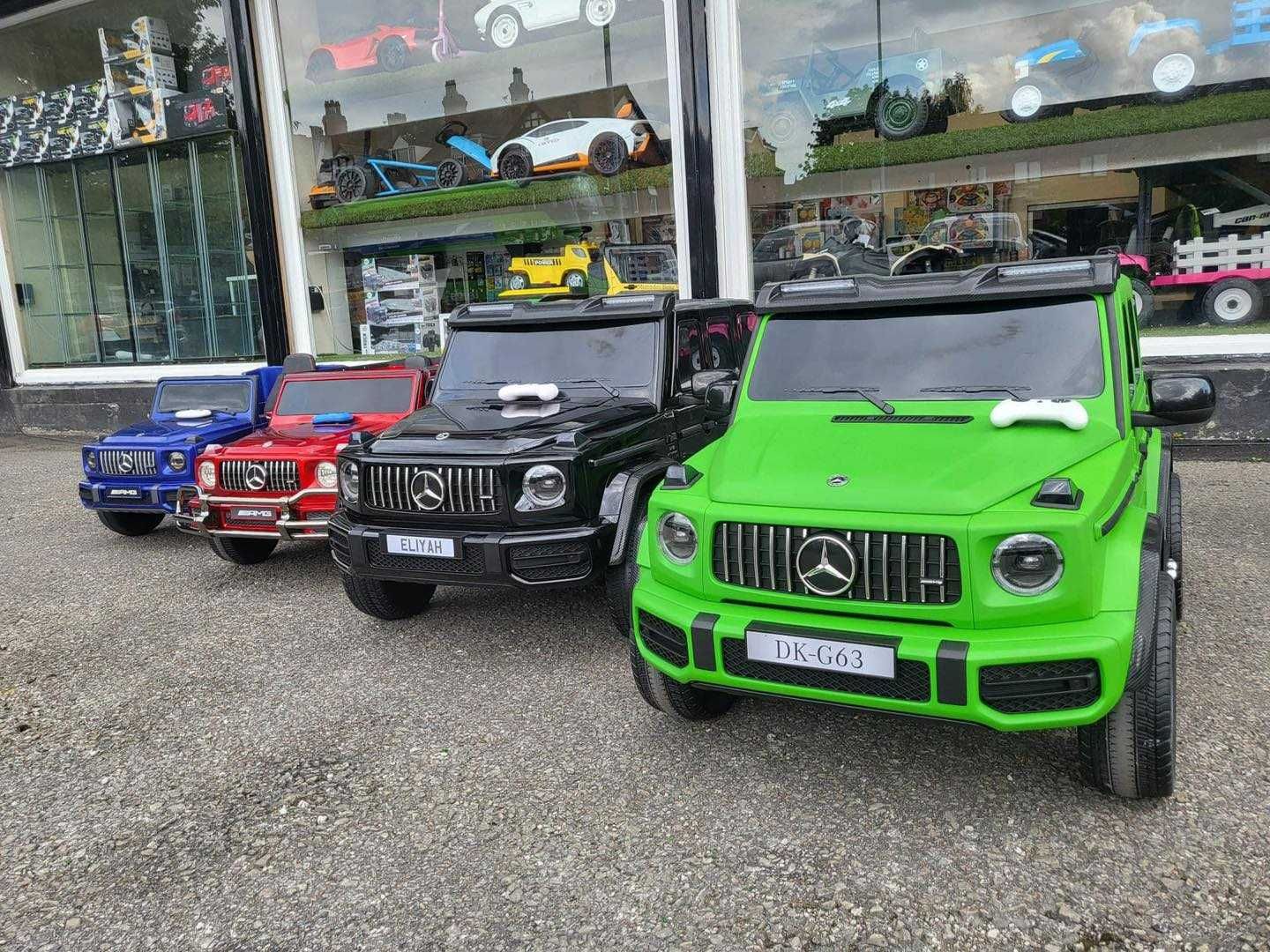 Wielki MERCEDES G63 4x4 24V dla dzieci dwuosobwe autko na akumulator
