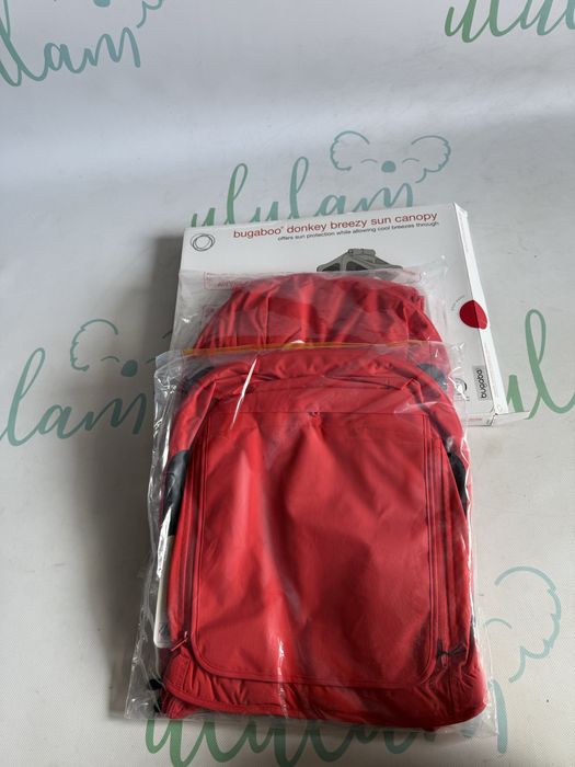 Bugaboo Donkey NOWA letnia budka daszek Neon Red x2
