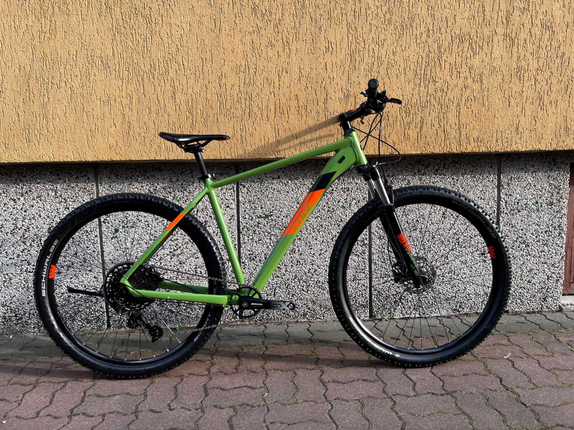 Ładny Rower MTB CUBE ANALOG 29" XL SRAM NX Rockshos Hydraulika Tarcze