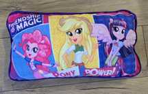 Poduszka ozdobna Pony Lalki Lalka podłużna prostokątna fiolet