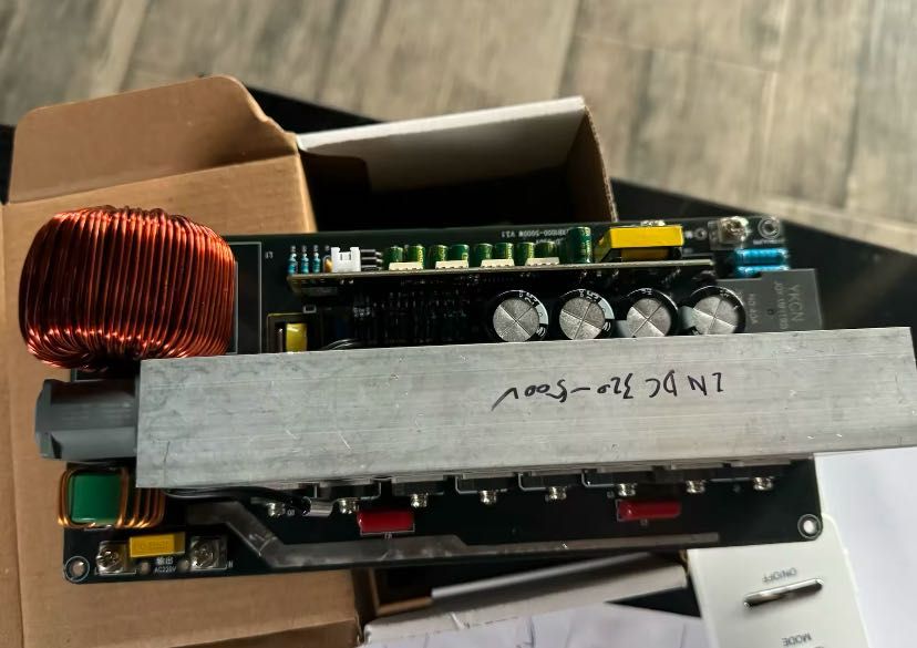 Разрядник 5000w инвертор з 320v-500v на 220В. 380В електромобіль.