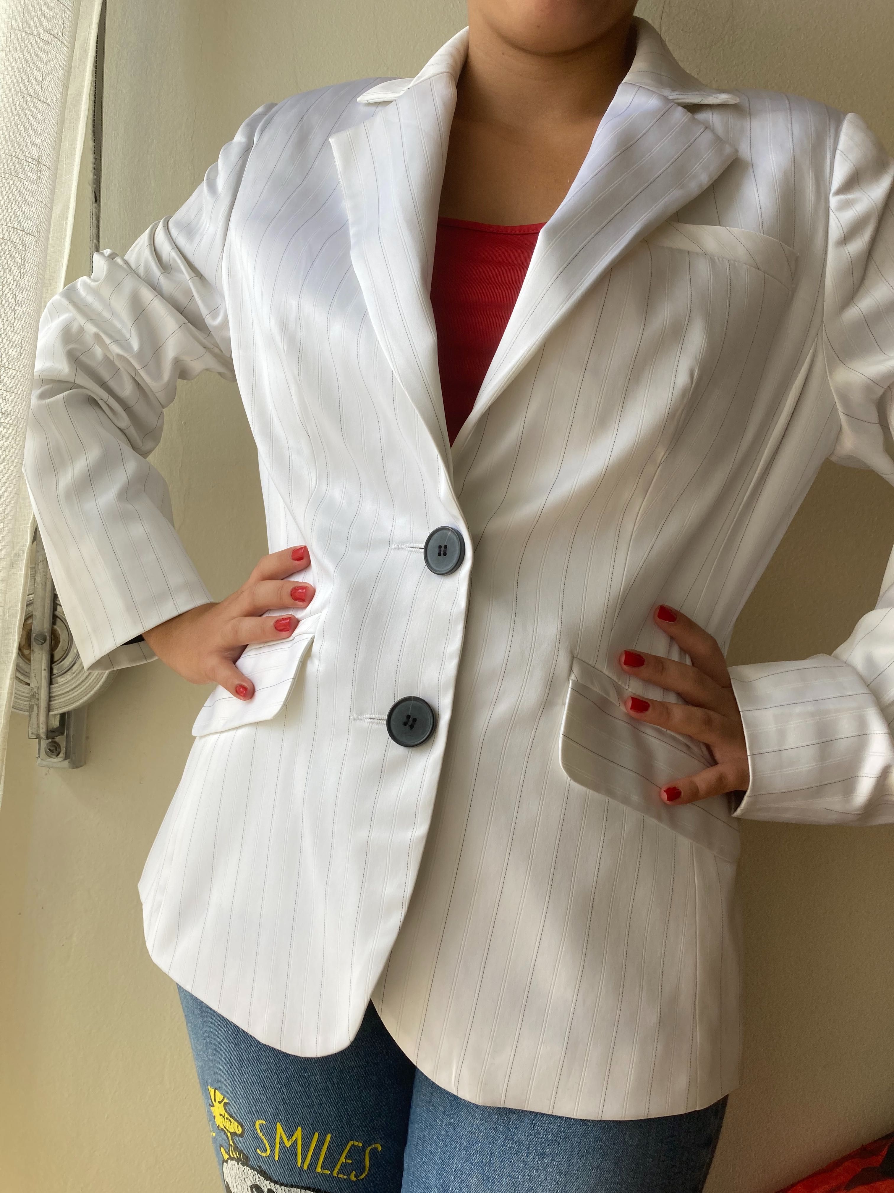 Blazer branco Mango