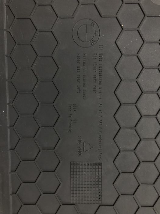 Оригінальні килимки BMW i3 / i3s (I01), другий ряд