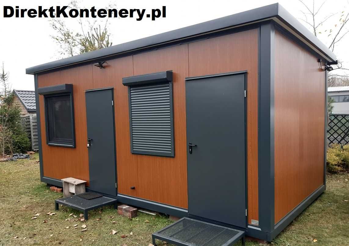 Kontener pawilon socjalny + biuro + WC 17m2  PRODUCENT