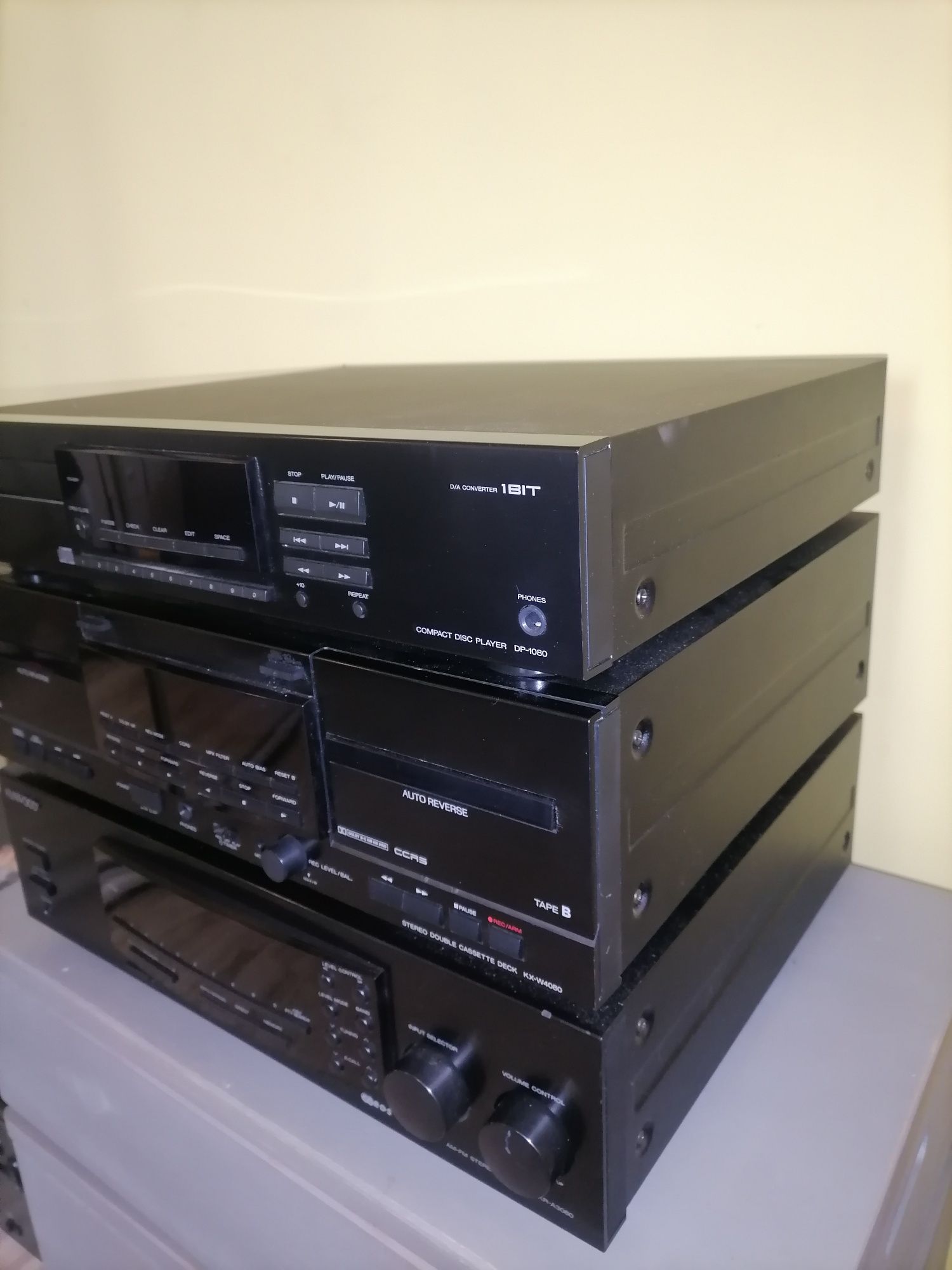 Wieza Kenwood trzy segmenty Dp 1080.Kx-W4080.Kr A-3080