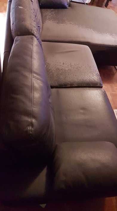 Sofa Chaise Longue a precisar de ser estufado