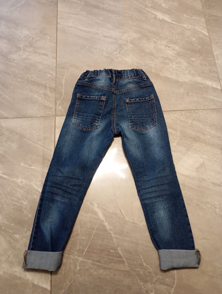 Spodnie jeansowe jeansy dżinsy rozmiar 122