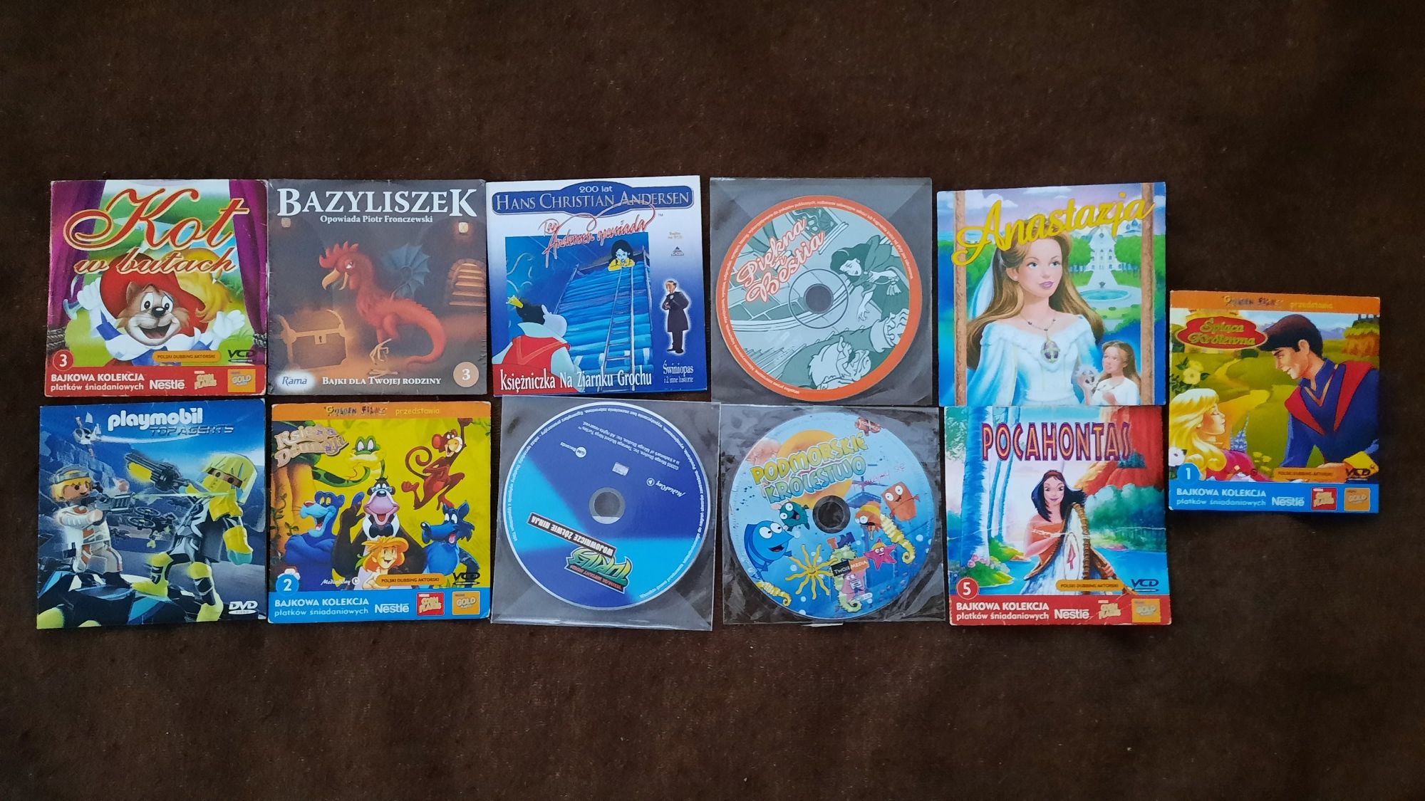 Bajki VCD i DVD  dla dzieci