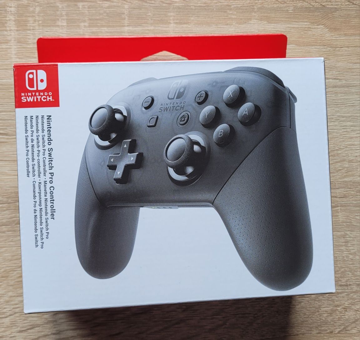 Nowy czarny Nintendo Switch Pro Controller