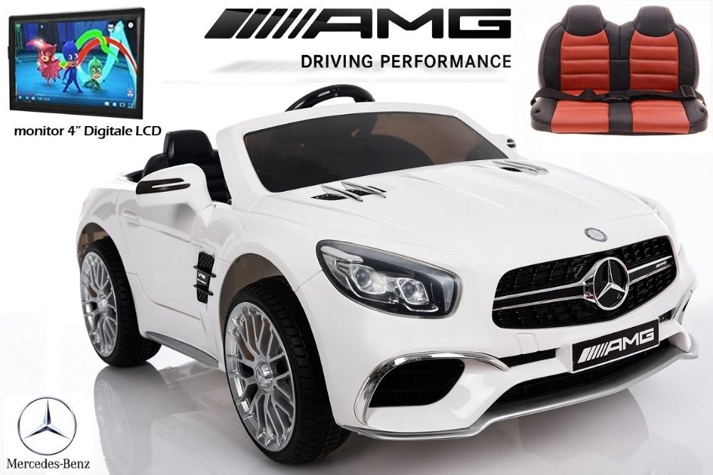 Auto na akumulator MERCEDES SL65 z panelem LCD MP4 KOŁA EVA 2.4Ghz