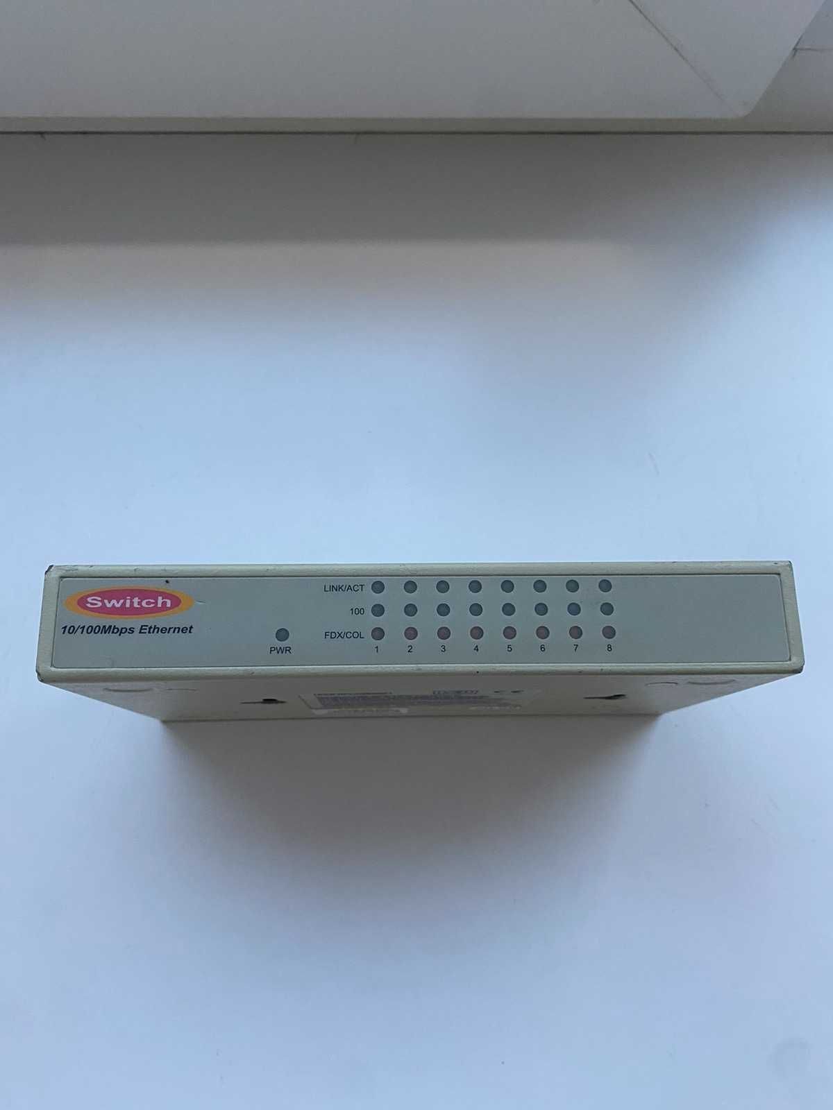 Коммутатор switch 10/100Mbps Ethernet