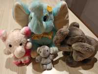 Pluszaki maskotki słonie - duży Słoń grający trąbi, słonik słoniki