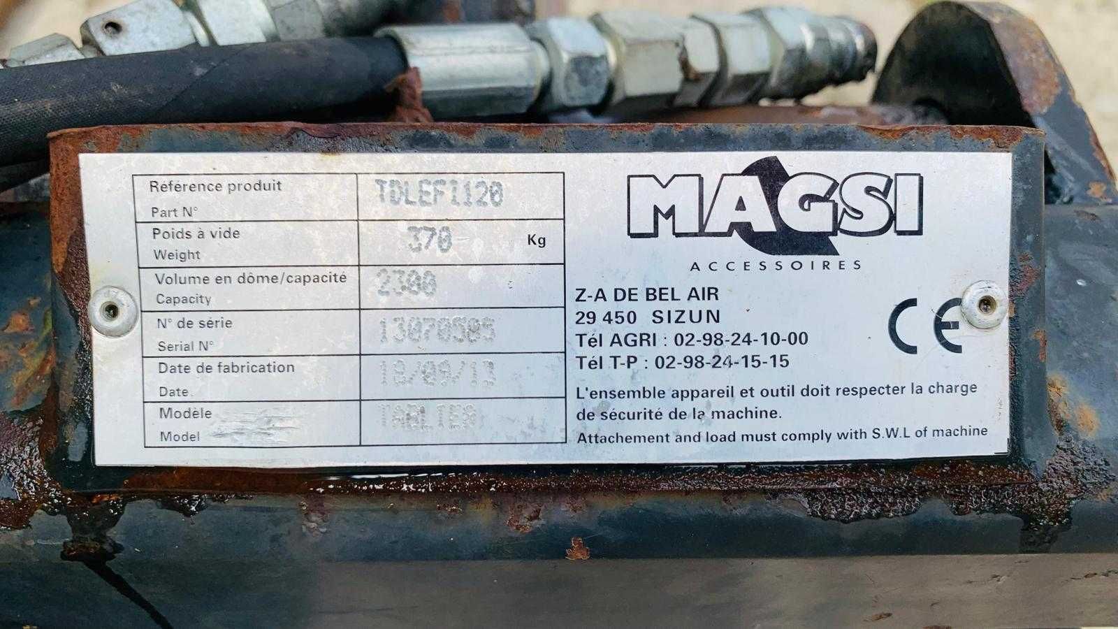 Widły do palet Manitou Paleciak Paletowidły 3t hydr. Przesuwne