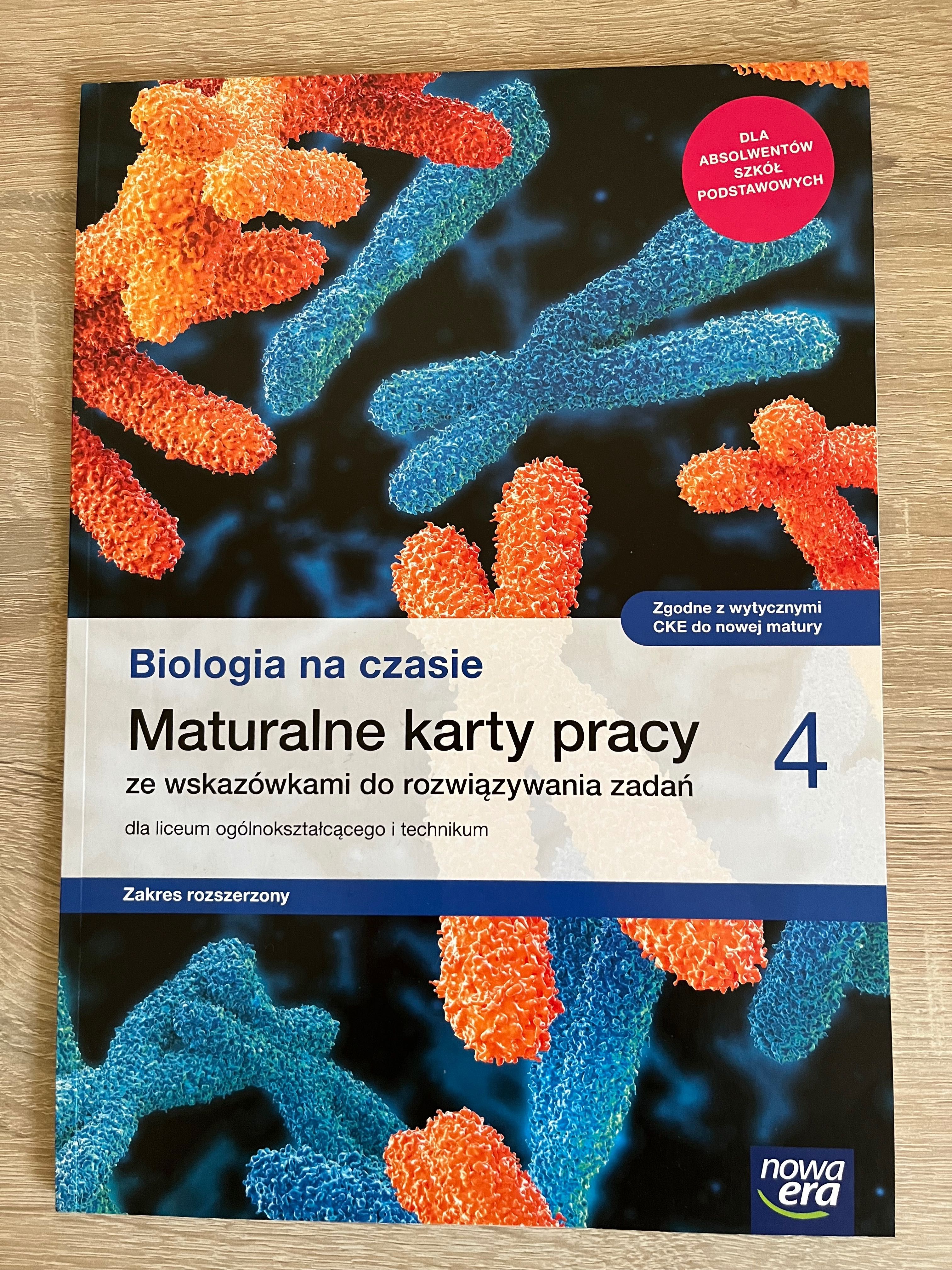 Biologia na czasie. Zeszyt ćwiczeń. Poziom rozszerzony. Części 1-4