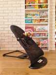 BabyBjorn Leżaczek Bliss Mesh Czarny + zabawka + pokrowiec