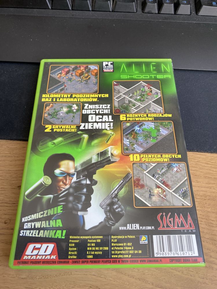 Alien Shooter PC  wersja PL stan bdb