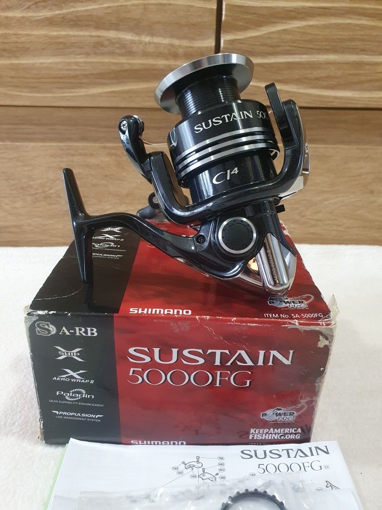 Kołowrotek shimano sustain 5000FG