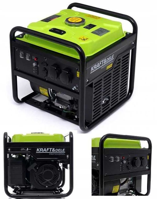 Agregat Prądotwórczy 4,3KW Generator Inwertorowy 1-Fazowo 4300W Jakość